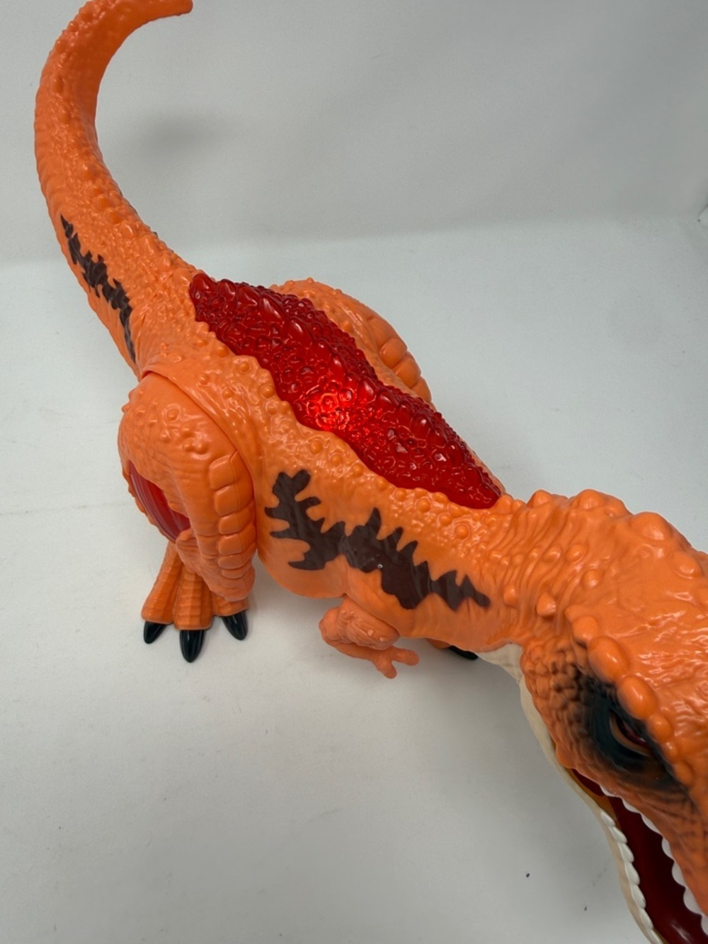 Robo Alive Dino T-Rex Lights-up & Roaring Dinosaur Figurine Kids Toy Jaw Moves - Picture 6 of 7